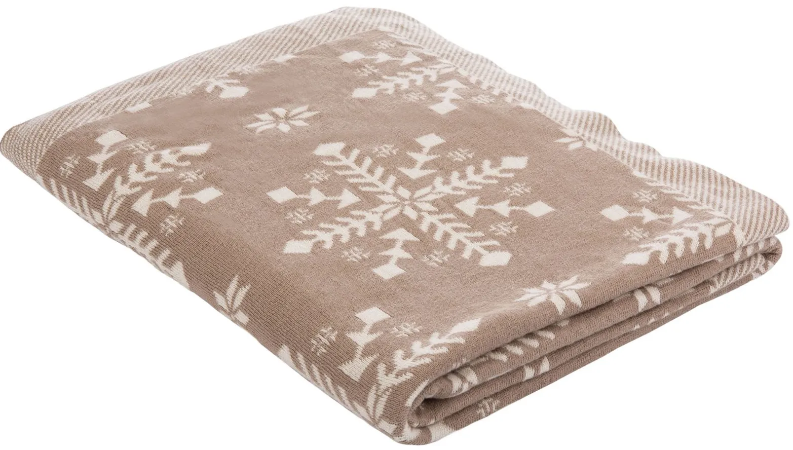 Snowflake Throw in Natural by Safavieh