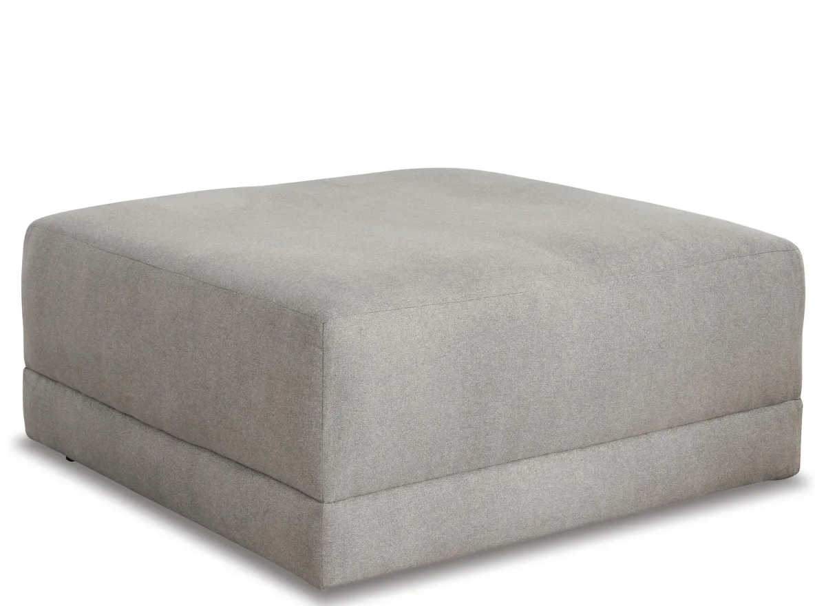 Katany Oversized Accent Ottoman in Shadow by Ashley Furniture