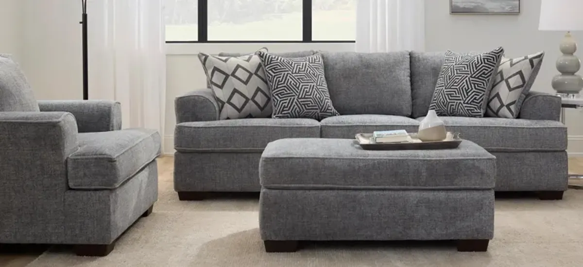 Greystone Ottoman