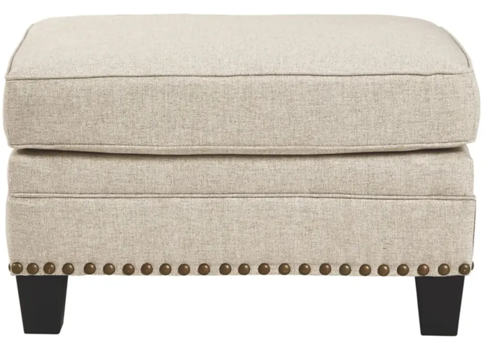 Claredon Ottoman in Linen by Ashley Furniture