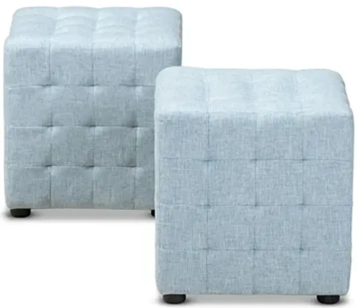 Elladio Cube Ottoman - set of 2