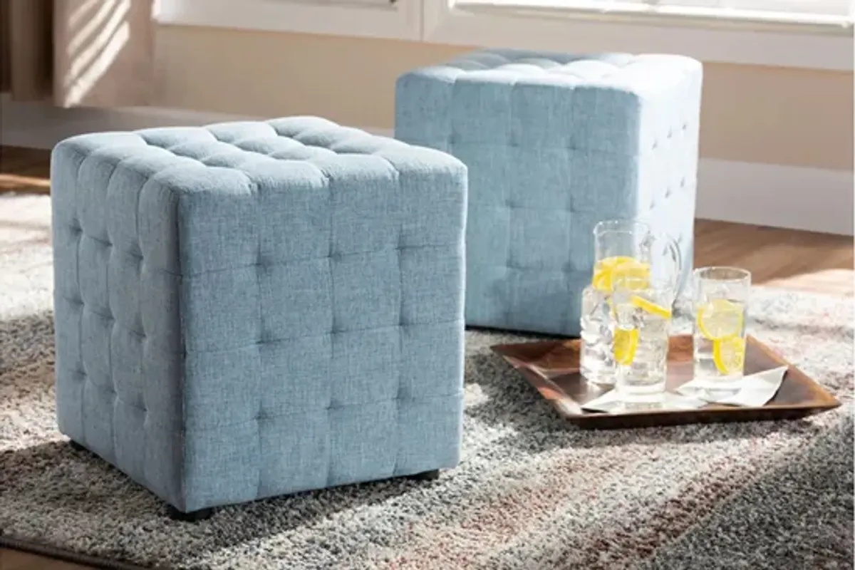 Elladio Cube Ottoman - set of 2