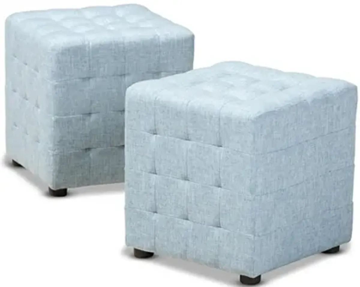 Elladio Cube Ottoman - set of 2