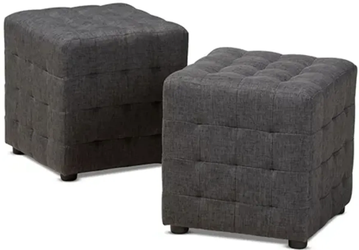 Elladio Cube Ottoman - set of 2