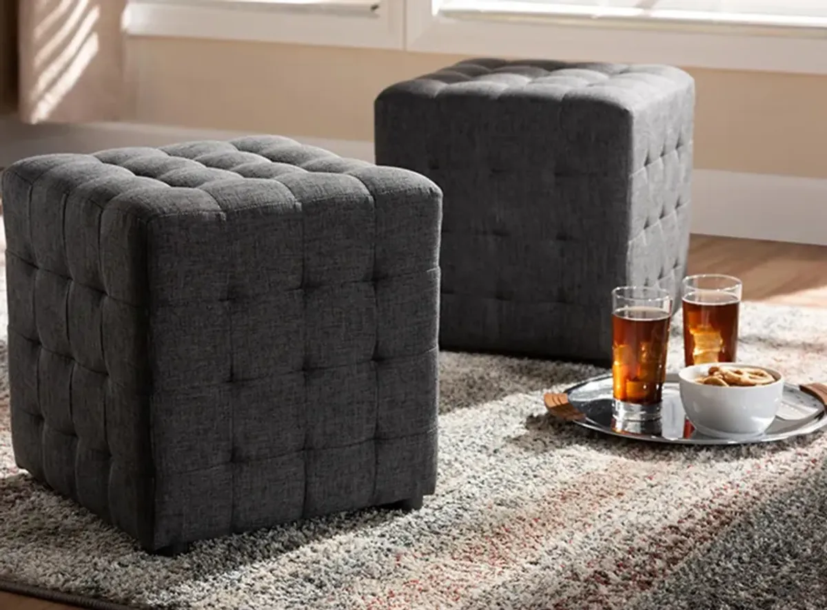 Elladio Cube Ottoman - set of 2