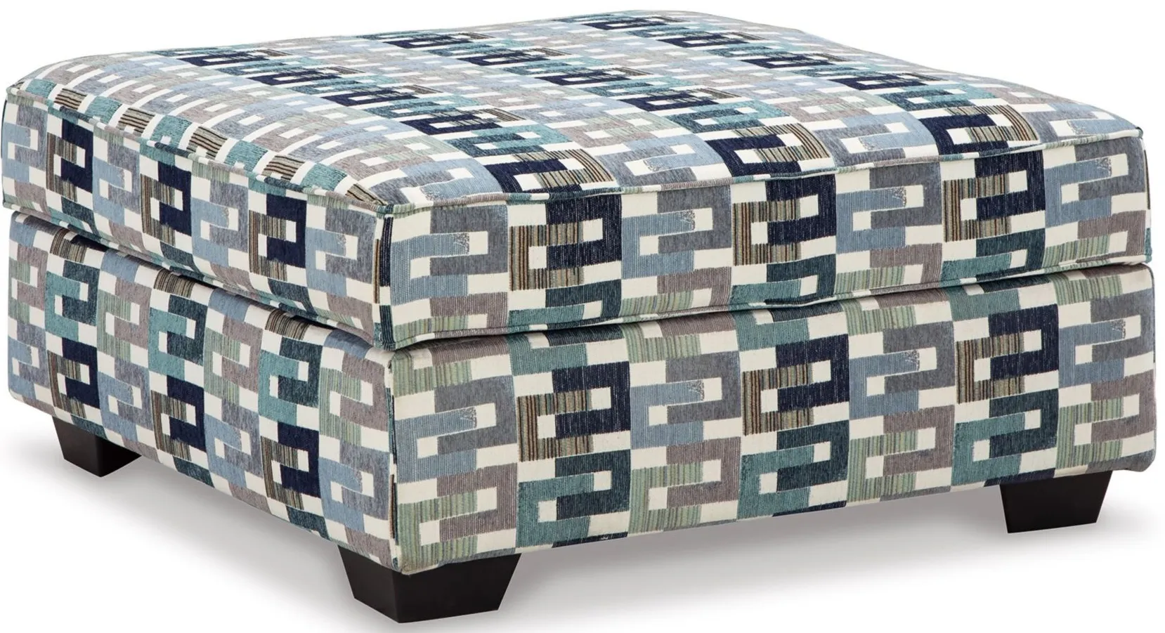 Valerano Ottoman With Storage in Parchment by Ashley Furniture