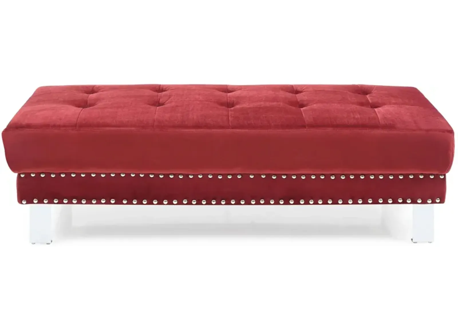 Derek Ottoman in Cherry by Glory Furniture