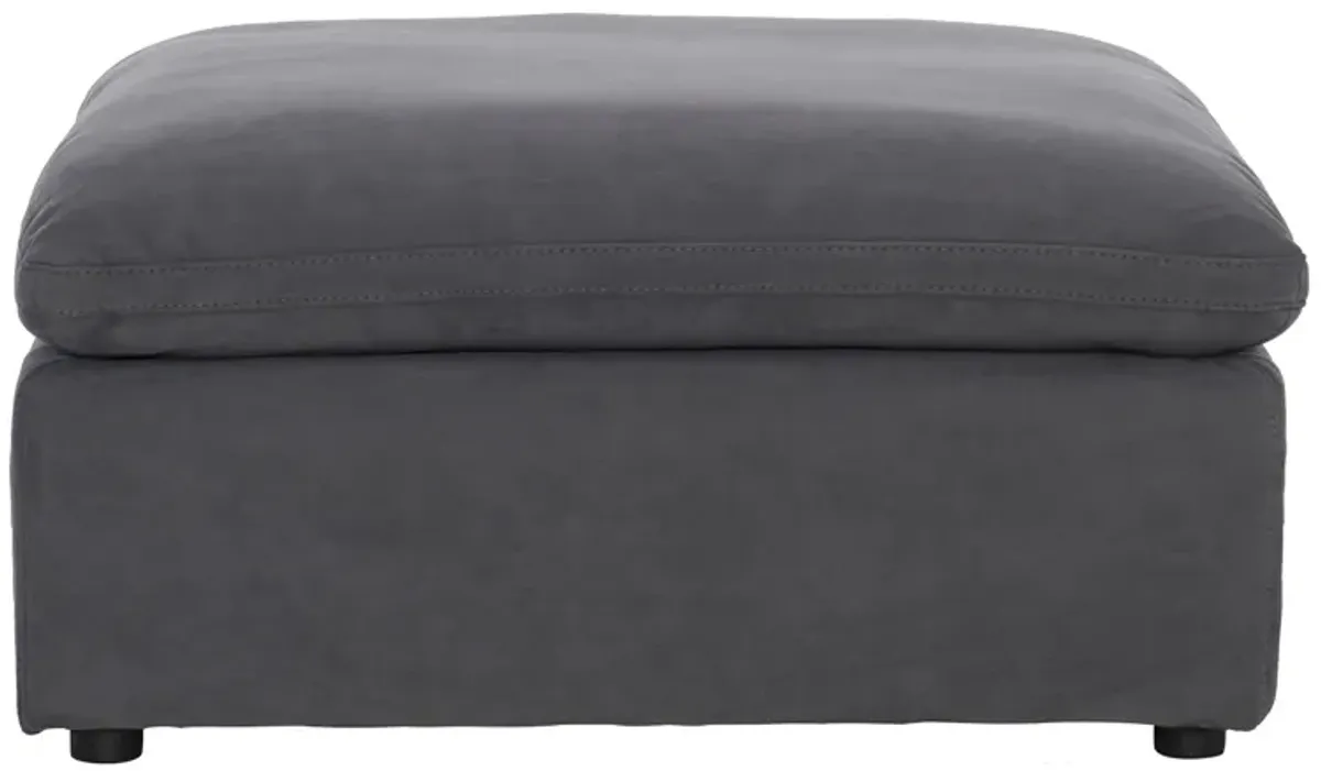 Swallowtail Ottoman in Gray by Homelegance