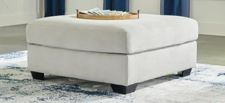 Lowder Oversized Accent Ottoman in Stone by Ashley Furniture