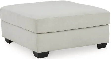Lowder Oversized Accent Ottoman in Stone by Ashley Furniture