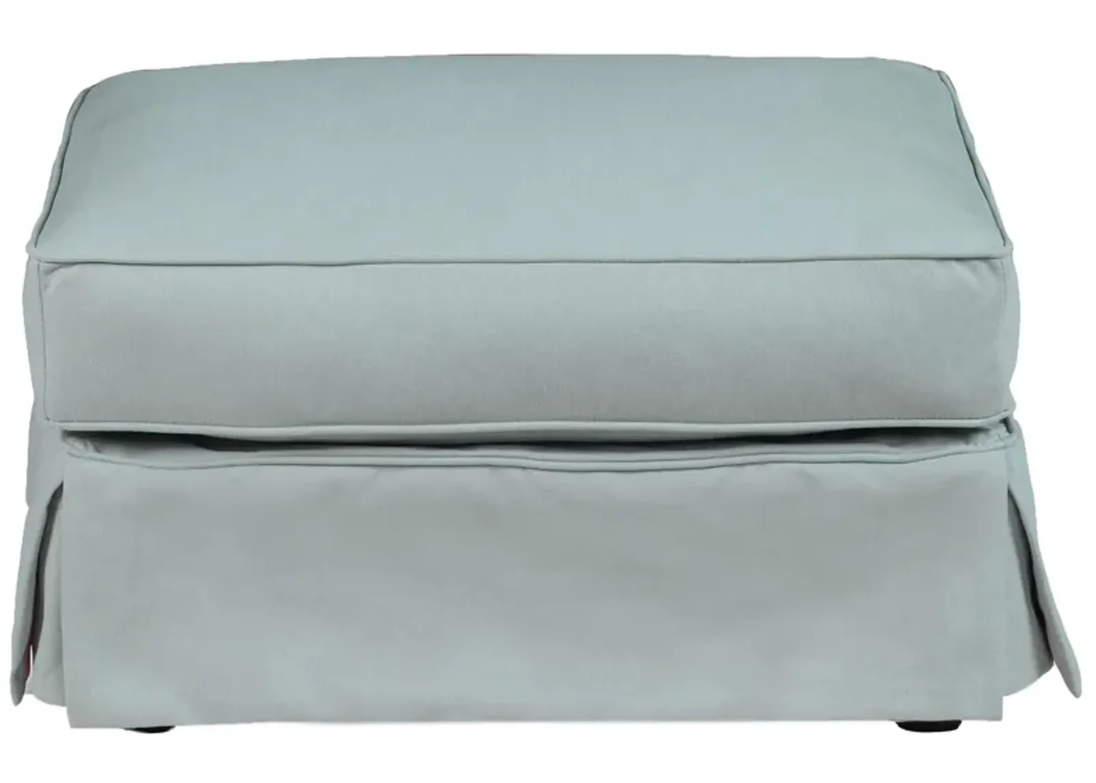 Horizon Ottoman in Peyton Blue by Sunset Trading