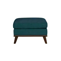 Milo Ottoman in Elliot Teal by H.M. Richards