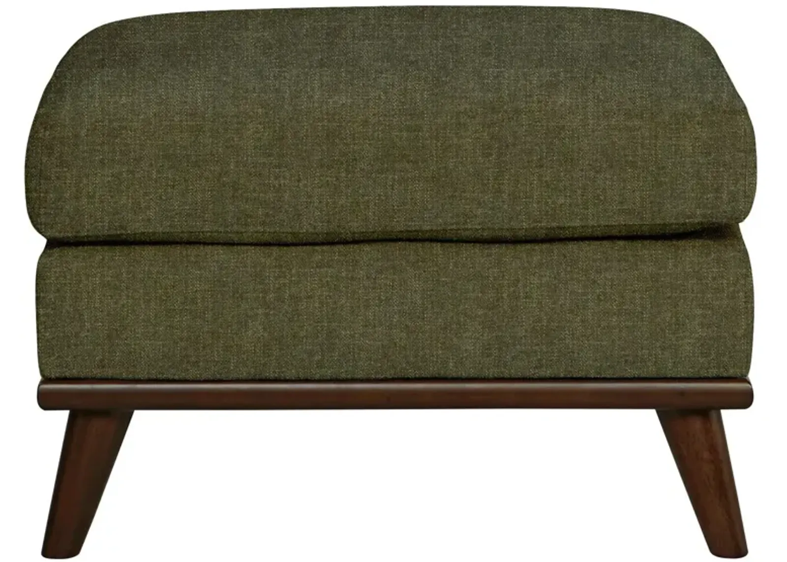 Milo Ottoman in Elliot Avocado by H.M. Richards