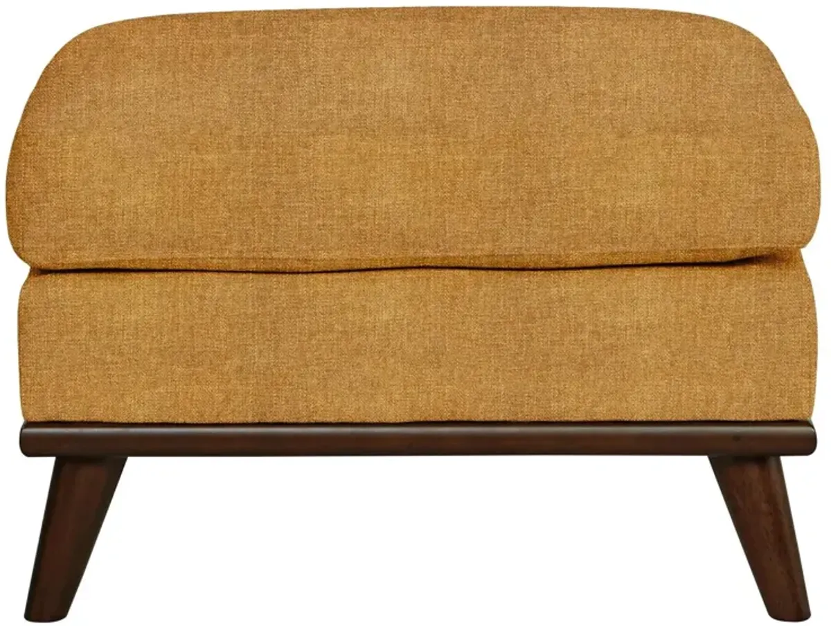 Milo Ottoman in Elliot Sunflower by H.M. Richards