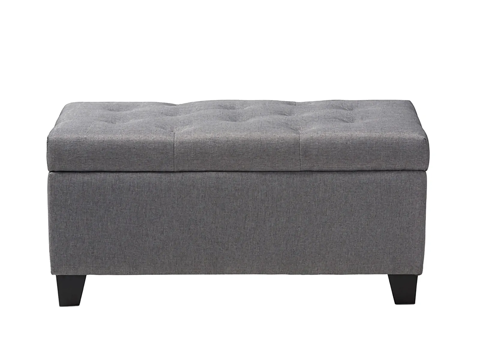 Michaela Storage Ottoman in gray by Wholesale Interiors