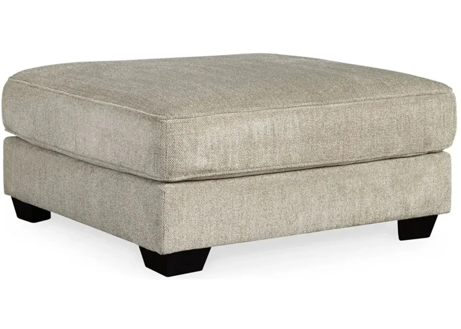 Ardsley Oversized Ottoman in Pewter by Ashley Furniture