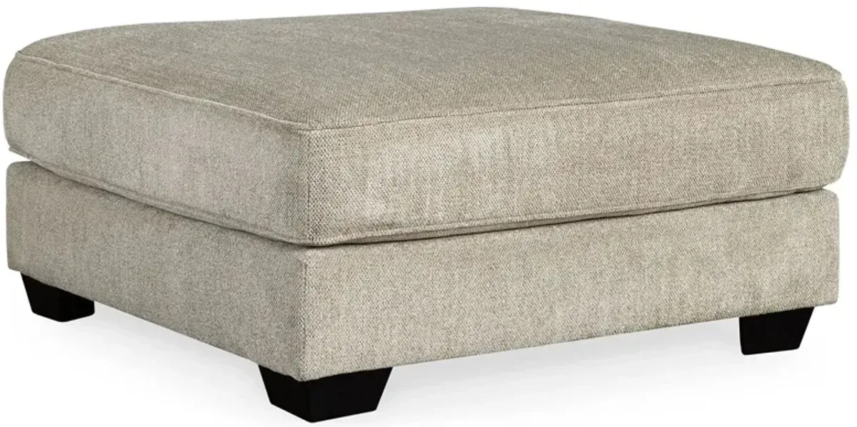 Ardsley Oversized Ottoman in Pewter by Ashley Furniture