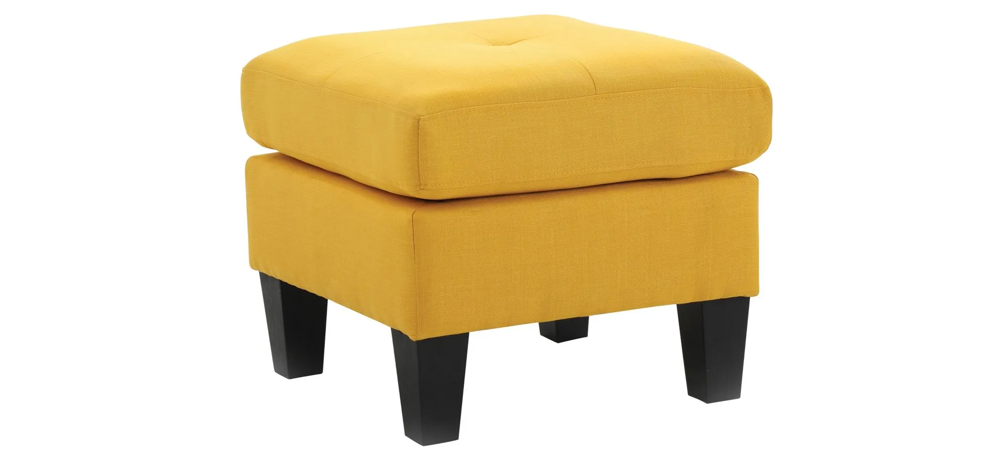 Newbury Ottoman by Glory Furniture in Yellow by Glory Furniture
