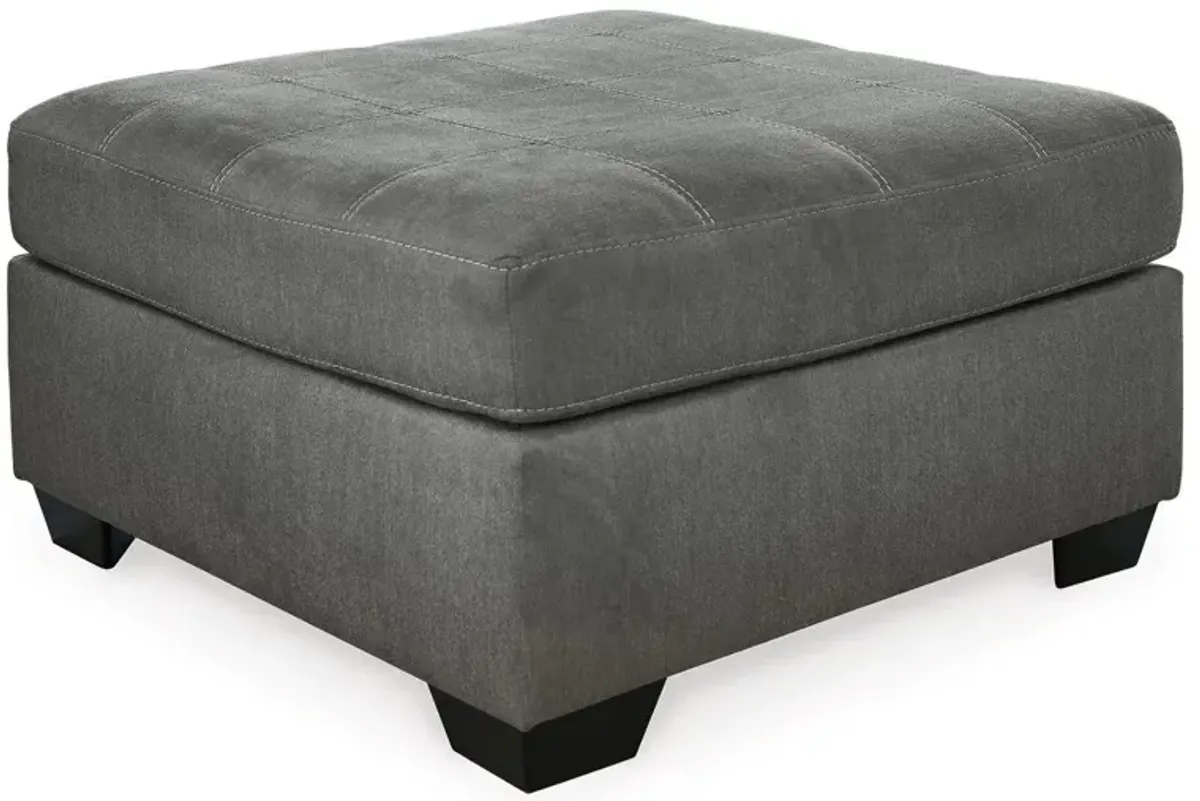 Pitkin Oversized Accent Ottoman in Slate by Ashley Furniture