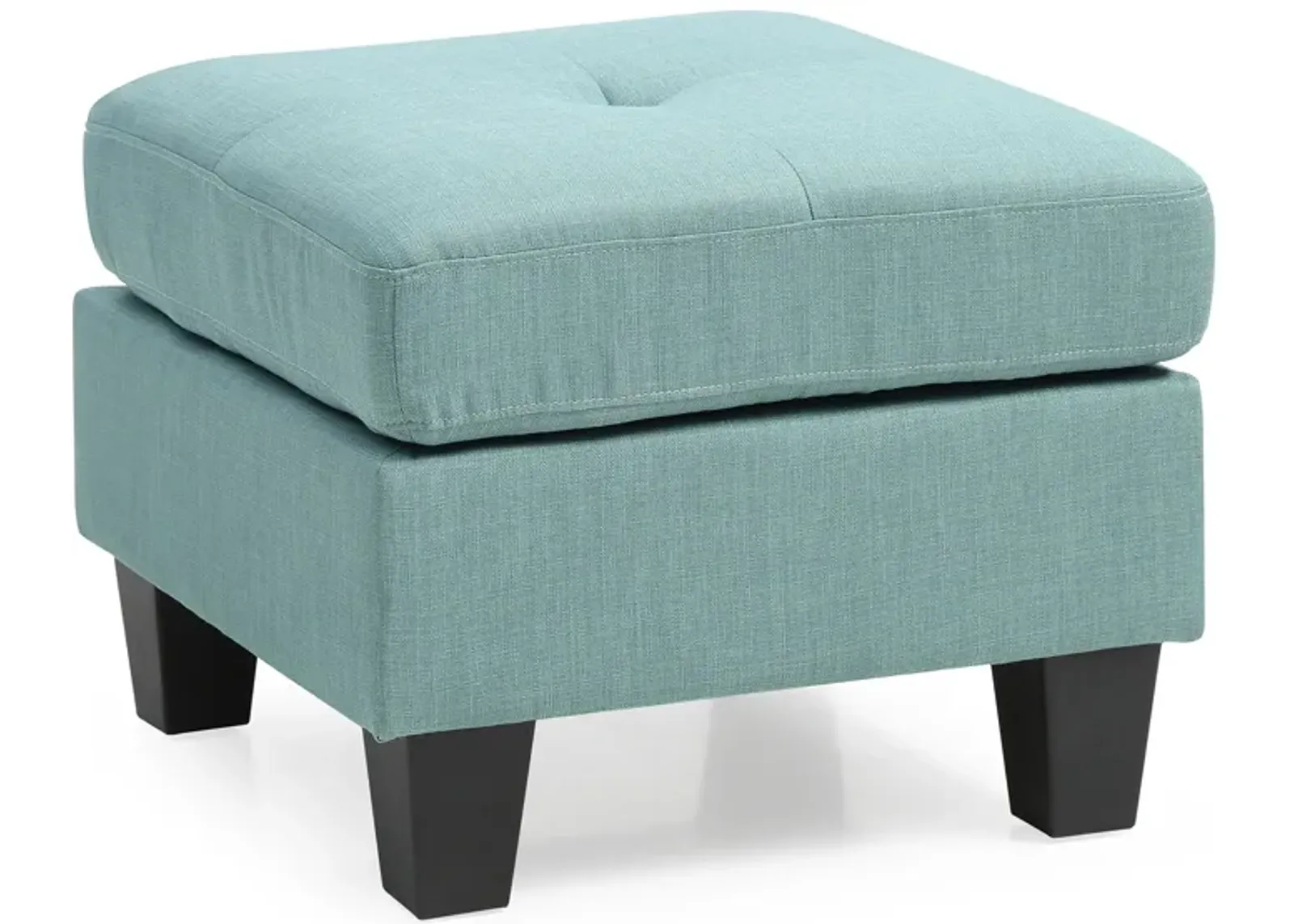 Newbury Ottoman by Glory Furniture in Teal by Glory Furniture