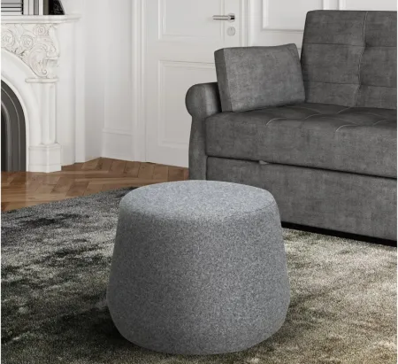 Peter Ottoman in Gray by Lifestyle Solutions