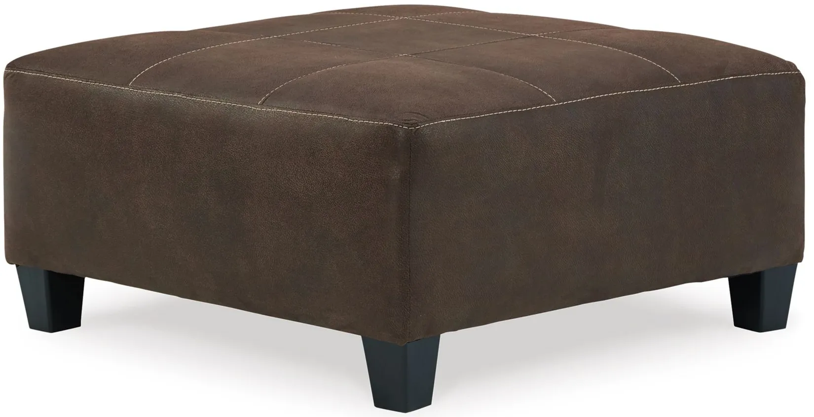 Navi Oversized Accent Ottoman in Chestnut by Ashley Furniture