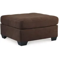 Maier Oversized Accent Ottoman in Walnut by Ashley Furniture