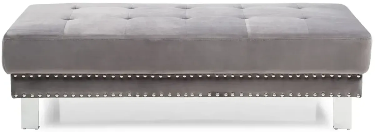 Derek Ottoman in Gray by Glory Furniture