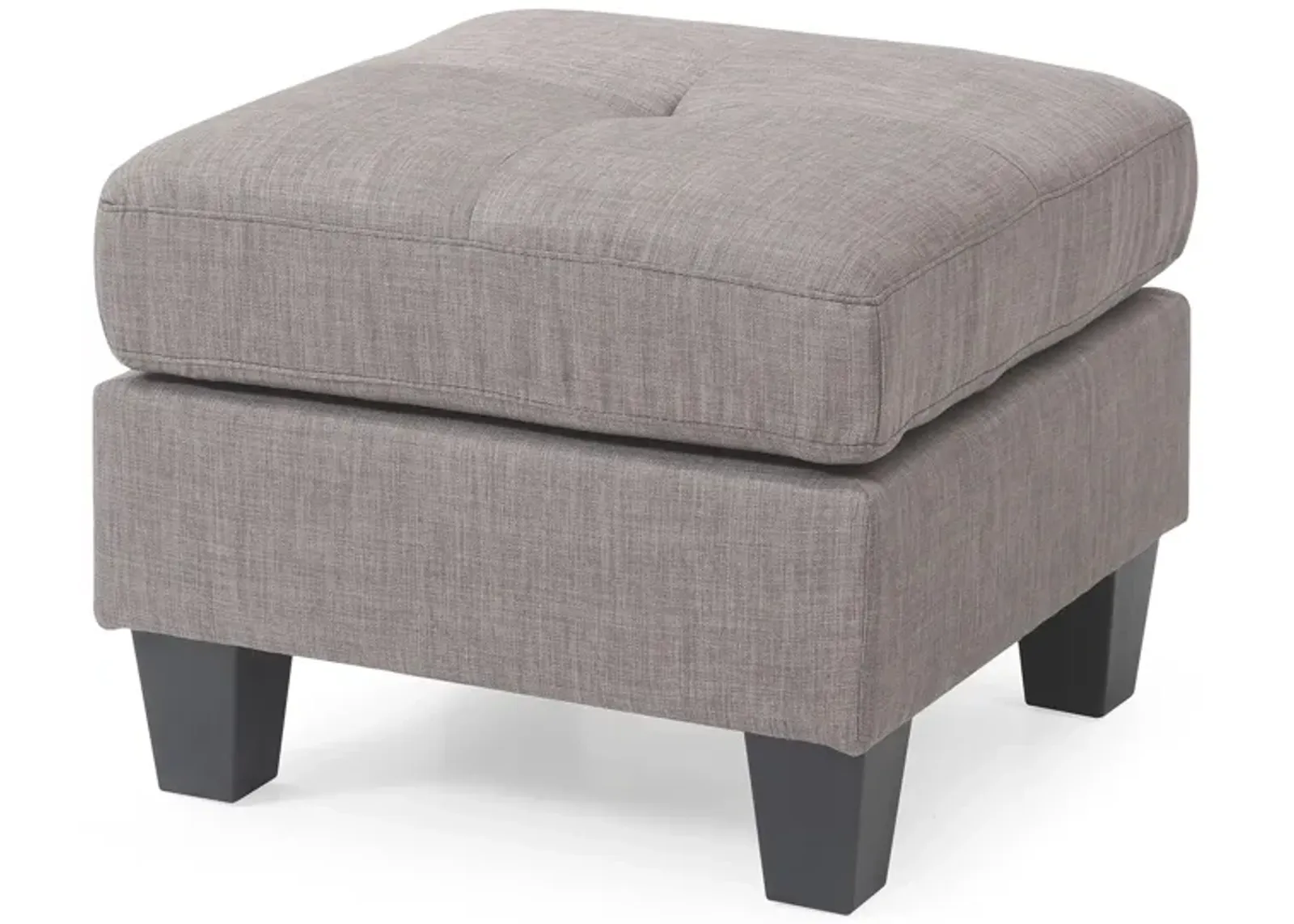 Newbury Ottoman by Glory Furniture in Gray by Glory Furniture