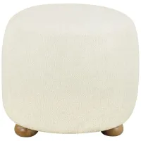Giuseppe Ottoman in White by Lifestyle Solutions