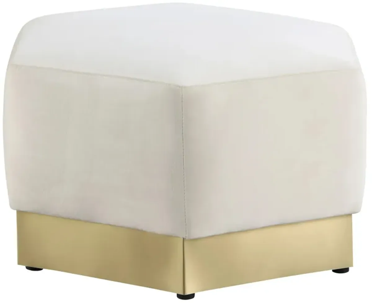 Marquis Velvet Ottoman