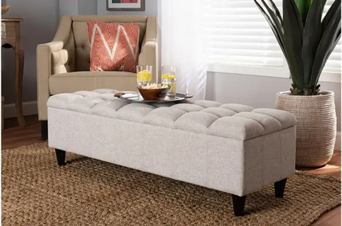 Brette Storage Bench Ottoman