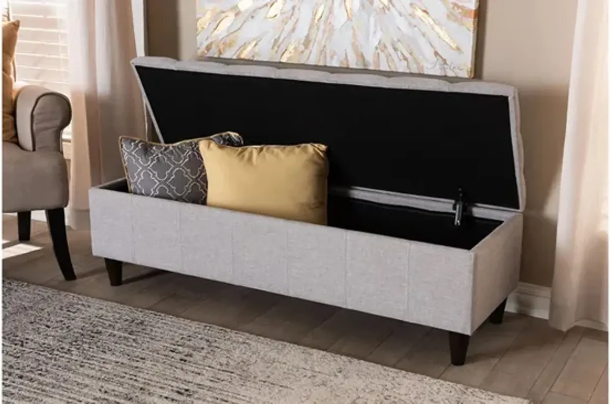 Brette Storage Bench Ottoman