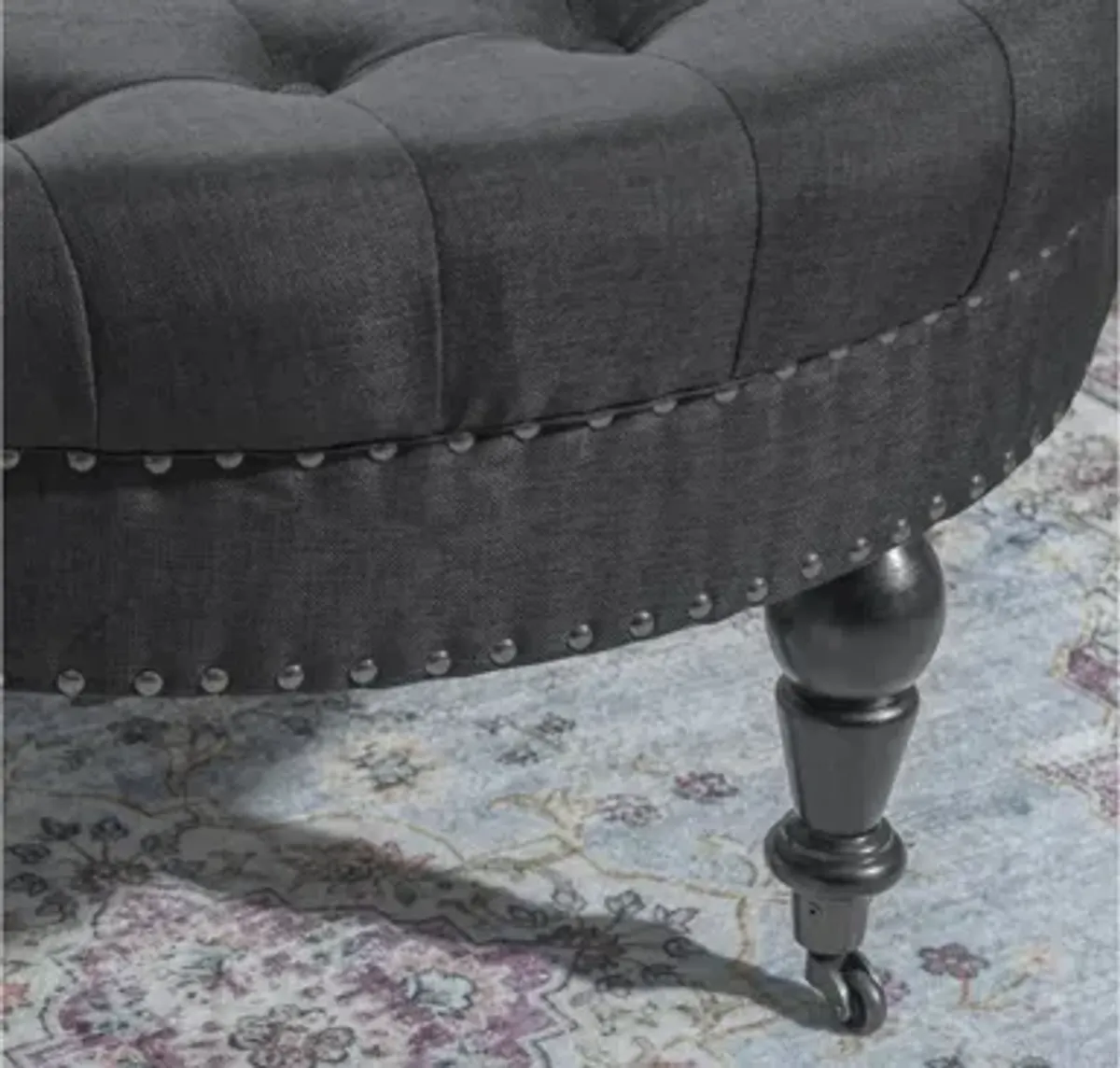 Isabelle Round Ottoman