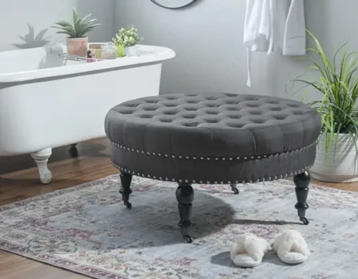 Isabelle Round Ottoman