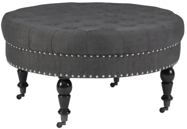 Isabelle Round Ottoman
