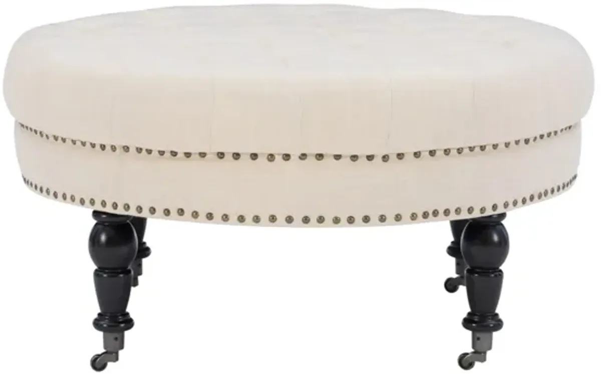 Isabelle Round Ottoman