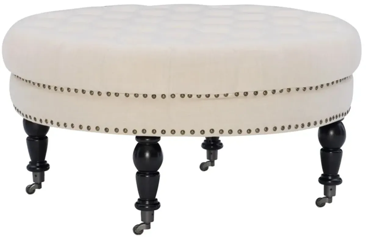 Isabelle Round Ottoman