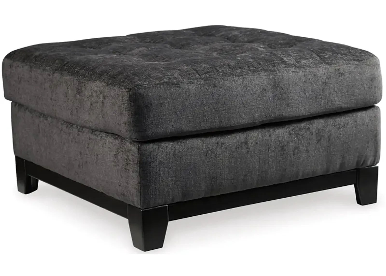 Reidshire Oversized Accent Ottoman in Steel by Ashley Furniture