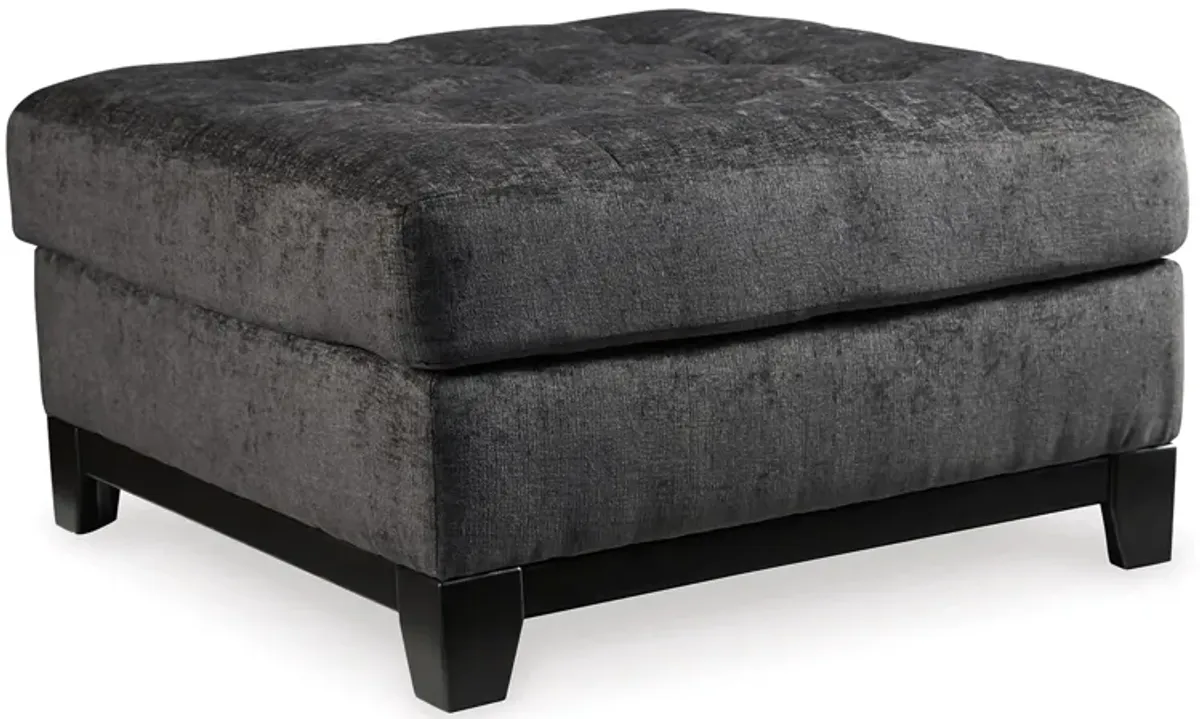 Reidshire Oversized Accent Ottoman in Steel by Ashley Furniture