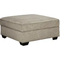 Bovarian Ottoman in Stone by Ashley Furniture