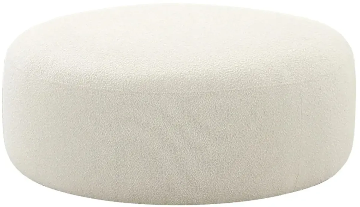 Broohah Boucle Ottoman