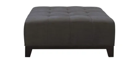 Cityscape Cocktail Ottoman in Elliot Graphite by H.M. Richards