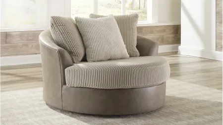 Keskin Oversized Swivel Accent Chair by Ashley Furniture