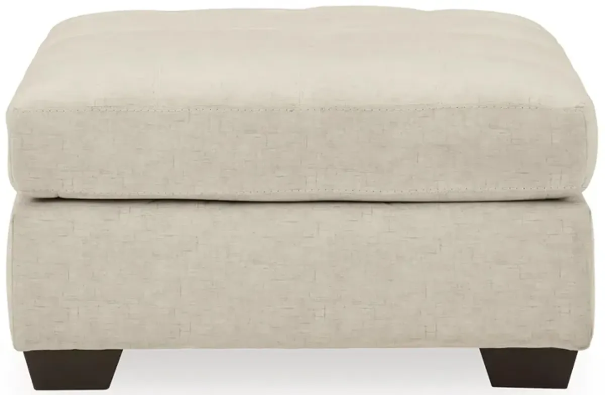 Falkirk Oversized Accent Ottoman in Parchment by Ashley Furniture