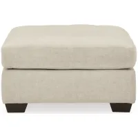 Falkirk Oversized Accent Ottoman in Parchment by Ashley Furniture