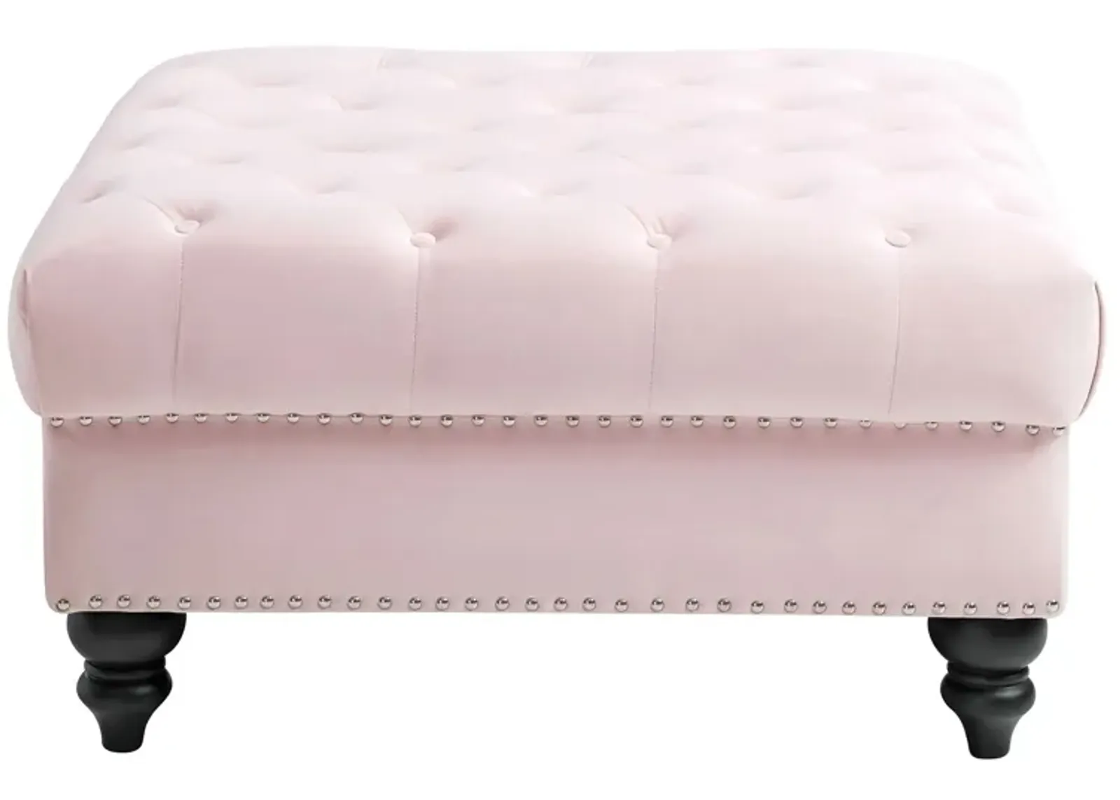 Nola Ottoman in Pink by Glory Furniture