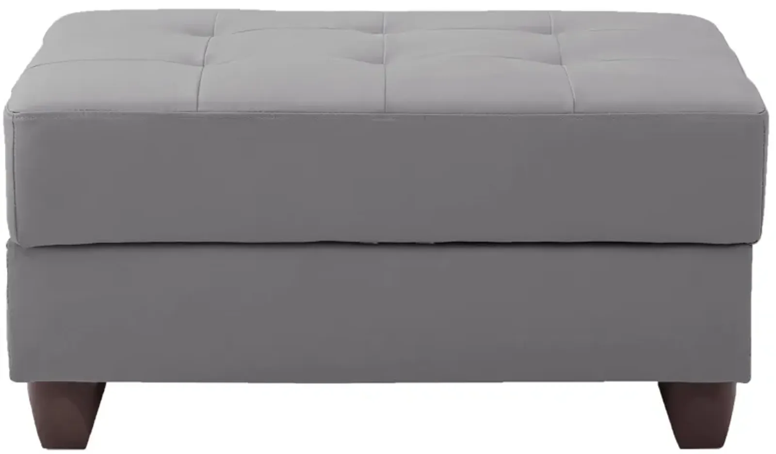 Malone Faux Leather Ottoman