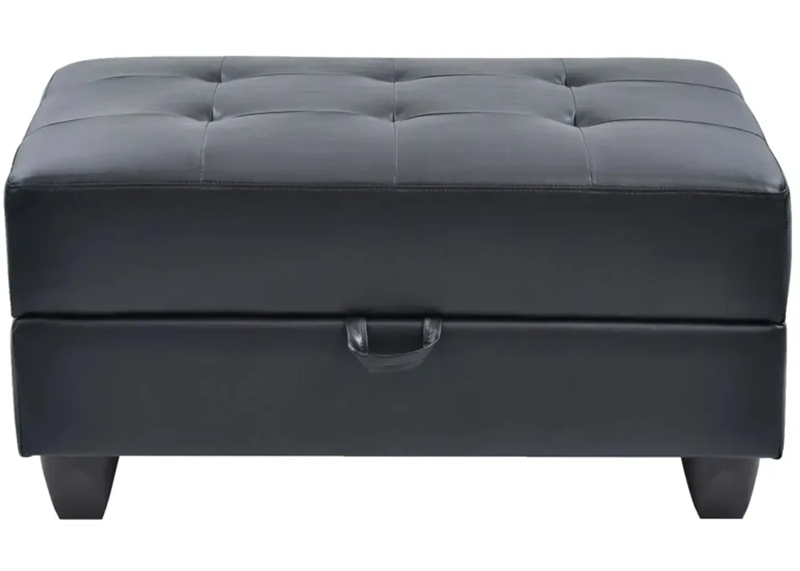 Malone Faux Leather Ottoman