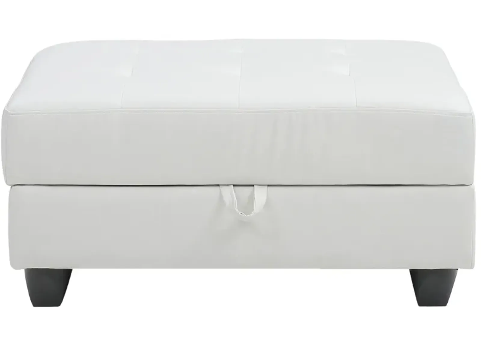 Malone Faux Leather Ottoman